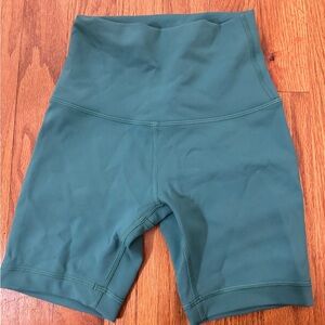 Lululemon Wunder Train Short 8" Teal Lagoon size 0